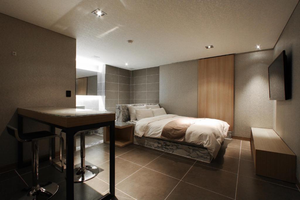 Haeundae Yeoubi Hotel Busan Eksteriør bilde